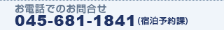 �d�b�ł̂��₢���킹��045-681-1841�i�h���\��ہj